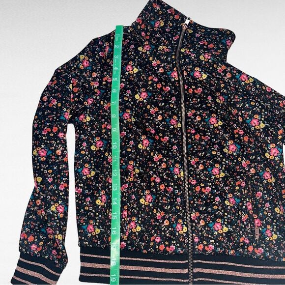 Art Class Floral Zip Girls Jacket Size L (10/12) - Picture 5 of 6